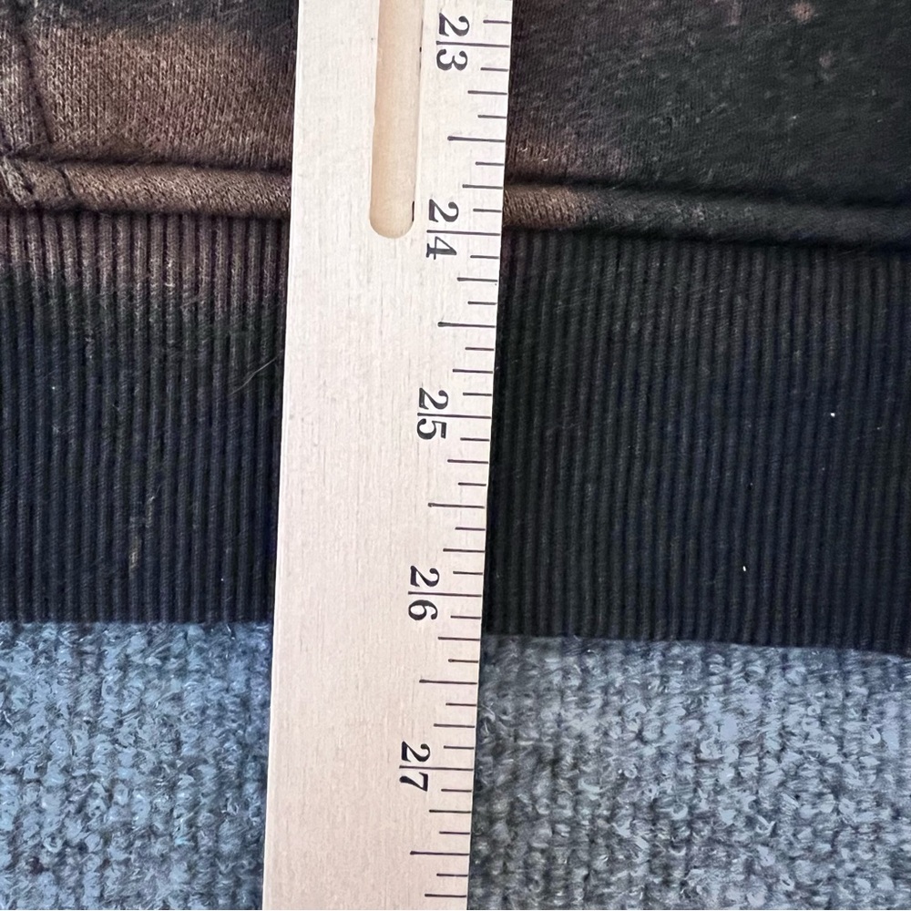 Carhartt Womens XL Black Clarksburg Full Zip Hoodie Sweater Jacket Custom Dyed - Picture 8 of 12